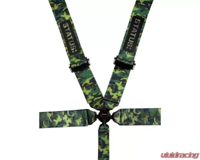 Status Racing Camo 5 Point Camlock Harness - SRSB5.C