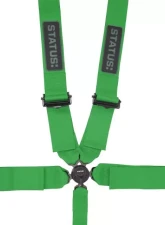 Status Racing Green 5 Point Camlock Harness                                     - SRSB5.G - Image 3