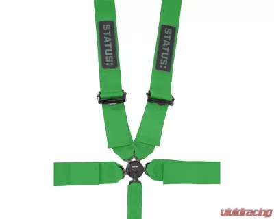 Status Racing Green 5 Point Camlock Harness - SRSB5.G