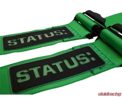 Status Racing Green 5 Point Camlock Harness - SRSB5.G