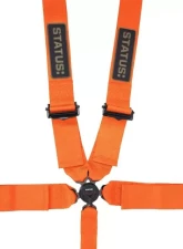 Status Racing Orange 5 Point Camlock Harness                                     - SRSB5.O - Image 3