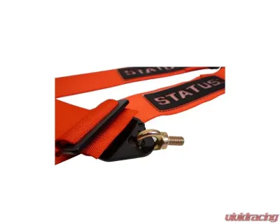 Status Racing Orange 5 Point Camlock Harness - SRSB5.O