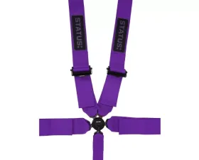 Status Racing Purple 5 Point Camlock Harness