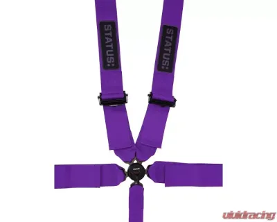 Status Racing Purple 5 Point Camlock Harness - SRSB5.PU