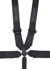 5 Point Camlock Harness Black Status Racing                                     - SRSB5.B - Image 2
