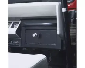 Tuffy Security Black Glove Box Jeep Wrangler 1987-1995
