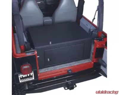 Tuffy Security Steel Black Mid-Size SUV Rear Cargo Lockbox - 046-01