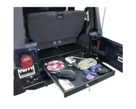 Tuffy Security Black Underseat Long Drawer Jeep CJ-7 | Wrangler 1976-2005
