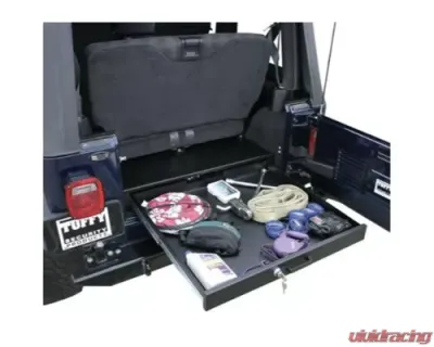 Tuffy Security Black Underseat Long Drawer Jeep CJ-7 | Wrangler 1976-2005 - 130-01