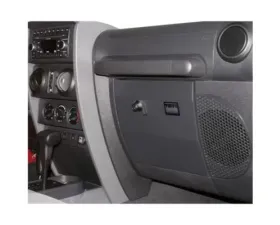 Tuffy Security Black Glove Box Jeep Wrangler 2007-2018
