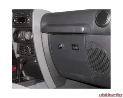 Tuffy Security Black Glove Box Jeep Wrangler 2007-2018 - 149-01