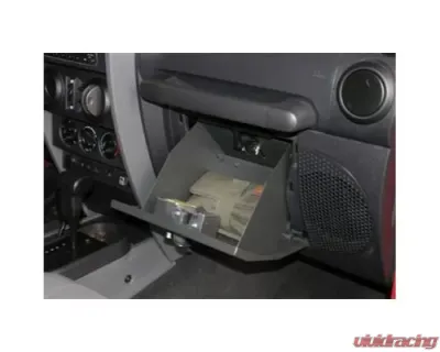 Tuffy Security Black Glove Box Jeep Wrangler 2007-2018 - 149-01