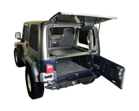 Tuffy Security Black Deluxe Cargo Enclosure Jeep Wrangler 1987-2006