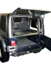 Tuffy Security Black Deluxe Cargo Enclosure Jeep Wrangler 1987-2006                                     - 240-01 - Image 5