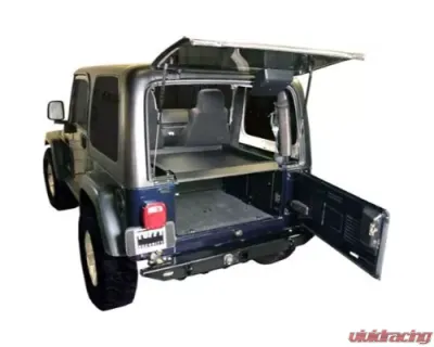 Tuffy Security Black Deluxe Cargo Enclosure Jeep Wrangler 1987-2006 - 240-01