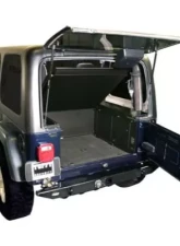 Tuffy Security Black Deluxe Cargo Enclosure Jeep Wrangler 1987-2006                                     - 240-01 - Image 3
