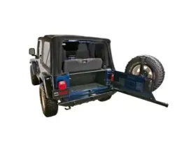 Tuffy Security Black Standard Cargo Enclosure Jeep Wrangler TJ 1997-2006