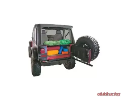 Tuffy Security Black Standard Cargo Enclosure Jeep Wrangler YJ 1987-1995 - 297-01