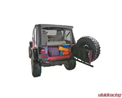 Tuffy Security Black Standard Cargo Enclosure Jeep Wrangler YJ 1987-1995 - 297-01