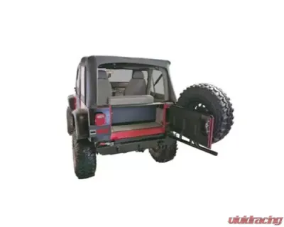 Tuffy Security Black Standard Cargo Enclosure Jeep Wrangler YJ 1987-1995 - 297-01