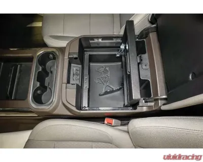 Tuffy Security Console Safe Chevrolet Silverado | GMC Sierra with Flow-thru Console 2019+ - 356-01