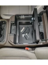 Tuffy Security Console Safe Chevrolet Silverado | GMC Sierra with Flow-thru Console 2019+                                     - 356-01 - Image 15