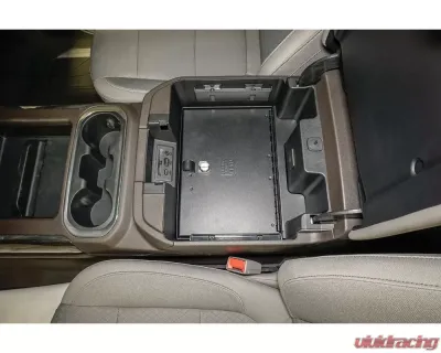 Tuffy Security Console Safe Chevrolet Silverado | GMC Sierra with Flow-thru Console 2019+ - 356-01