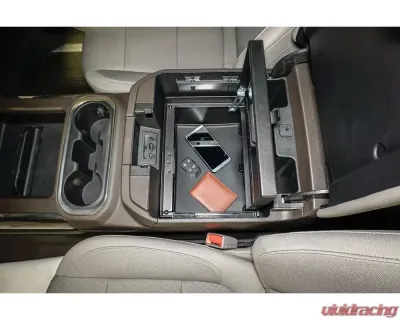 Tuffy Security Console Safe Chevrolet Silverado | GMC Sierra with Flow-thru Console 2019+ - 356-01