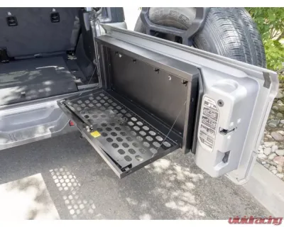 Tuffy Security Tailgate Lockbox MOLLE Storage Black Jeep Wrangler JL | JLU 2018-2022 - 365-01
