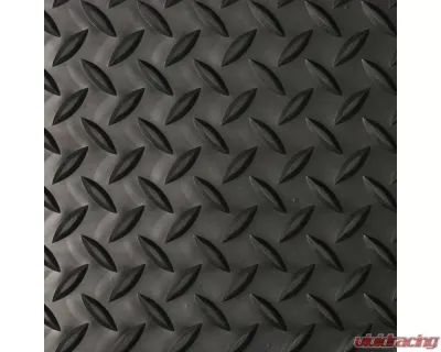 Tuffy Security 4x3 ft Black Diamond Plate Vinyl Mat for Deck Enclosures - 864-DECKKIT