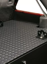 Tuffy Security 4x3 ft Black Diamond Plate Vinyl Mat for Deck Enclosures                                     - 864-DECKKIT - Image 2