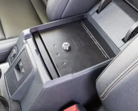 Tuffy Security Black Center Console Safe w/ Key Lock Ford Bronco 2021-2023