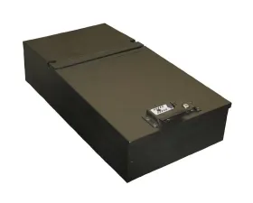 Tuffy Security Black Tactical Lockbox Combo Lock Flat Lid