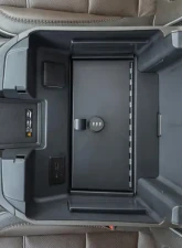 Tuffy Security Console Safe w/ Wireless Charging Pad & 3 Digit Combination Lock Black Chevrolet Silverado | GMC Sierra 2021-2024                                     - 393-01-A - Image 5