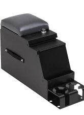 Tuffy Security 8in Black Universal Deluxe Stereo Center Console with Charcoal Gray Armrest                                     - 013-C03 - Image 3