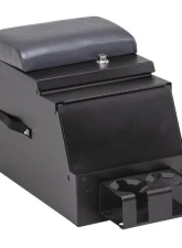 Tuffy Security 12.5in Black Universal Deluxe Stereo Console with Charcoal Gray Armrest                                     - 017-C03 - Image 3