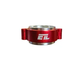 ETL Performance 2.50" Diameter Aluminum Sealed Clamp Red w/ Flanges