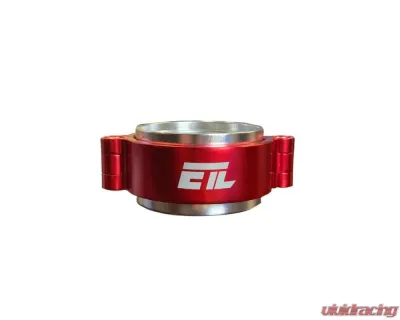 ETL Performance 2.50" Diameter Aluminum Sealed Clamp Red w/ Flanges - 223001
