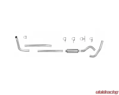 ETL Performance 4" Stainless Steel w/o Muffler Turbo Back Single Side Exhaust System Ford F-250 | F-350 1999-2003 - 332006S-WOM