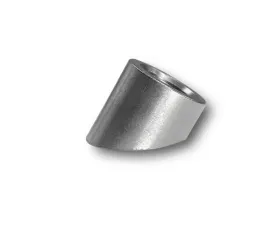 ETL Performance M18 x 1.50 Thread 2 Pack T304 Stainless Steel 45 Degree Angled Oxygen Sensor Bung