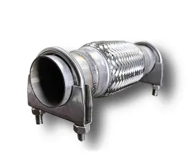 ETL Performance 2-1/2" I.D. x 6" Center x 10" O.A.L. Stainless Steel Flex Pipe