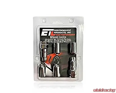 ETL Performance M12 x 1.5 4 Set Chrome Cone Seat Wheel Lock - LNG-12B42-A3