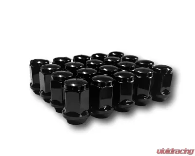 ETL Performance 35mm (1.40") M12 x 1.50 96HR Black Chrome 20 Set Lug Nut - WN20-12B-BC