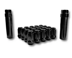 ETL Performance 35mm Long M12 x 1.50 96HR Black Chrome 22 Set Lug Nut
