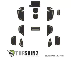 Tufskinz Interior Foam Inserts Left Hand Black/Tan Subaru WRX 2015-2021