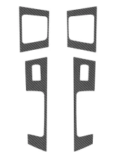 Tufskinz SuperCrew Driver/Passenger Rear Door Accent Trim Real Carbon Fiber Raw Ford F-150 2021-2022                                     - FRD039-RCF-X - Image 2