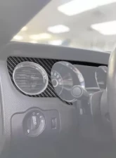 Tufskinz Speedo Accent Trim Fits Real Carbon Fiber Domed Ford Mustang 2010-2014                                     - MUS015-DCF-G - Image 2