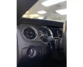 Tufskinz Speedo Accent Trim Fits Real Carbon Fiber Raw Ford Mustang 2010-2014