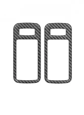Tufskinz Door Handle Surround Trim Real Carbon Fiber Domed Ford Mustang 2010-2014                                     - MUS019-DCF-G - Image 3