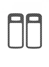 Tufskinz Door Handle Surround Trim Real Carbon Fiber Raw Ford Mustang 2010-2014                                     - MUS019-RCF-X - Image 2